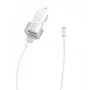 Carregador de automóvel Devia Smart Series Dual USB 2,4A com cabo Lightning integrado