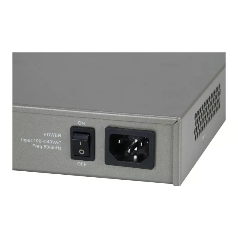 LevelOne GTL-2091 Managed L3 Gigabit Ethernet (10/100/1000) cinzento