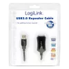 Cabo repetidor USB 2.0 LogiLink - 5,0 m cabo USB 5 m USB A
