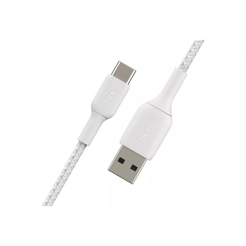 Cabo USB Belkin CAB002BT1MWH 1 m USB A para USB C Branco