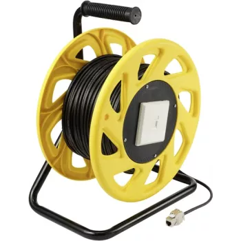 Cabo de extensão de rede RJ45 Renkforce CAT 6a S/FTP 60 m laranja com bainha PUR (RF-5264730)