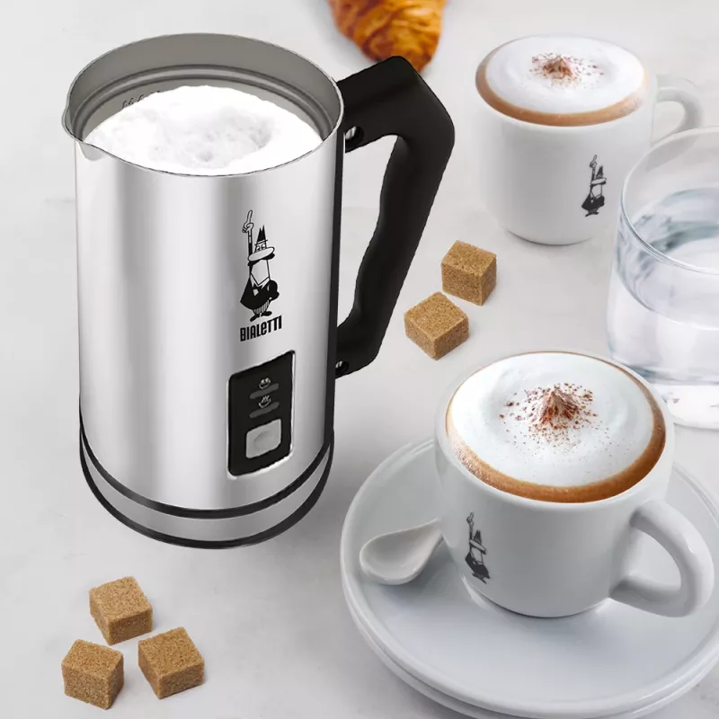 Bialetti MK01 espumador de leite automático aço inoxidável