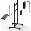 Armário para PC Kindermann 4004000201 preto metal 288x100x418mm