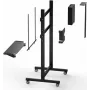 Armário para PC Kindermann 4004000201 preto metal 288x100x418mm