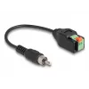 DeLOCK Cabo adaptador ficha RCA para bloco de terminais com botão de pressão 15 cm