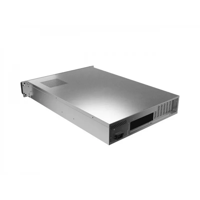 Chassis rack Lanberg SC01-6502-12B 2U preto 7 ventoinhas