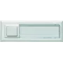 Botão de campainha Grothe 51015 — saliente branco, para sistemas de 12 V, máx. 1,5 A