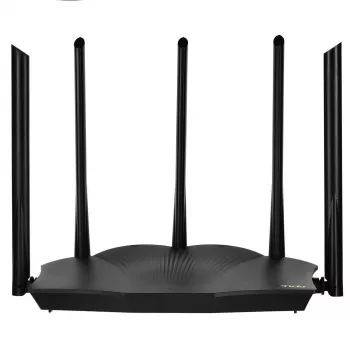 Router sem fios Tenda TX12 PRO Fast Ethernet dualband (2,4 GHz / 5 GHz) preto