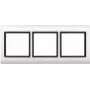 Moldura MERTEN tripla 400319 AQUADESIGN branco polar 400319 400319 (400319)