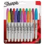 Marcador fino Sharpie 18 unidades ponta fina multicolor