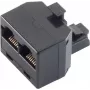 Conector de rede ShiverPeaks BS71230-8 3xRJ-45 preto