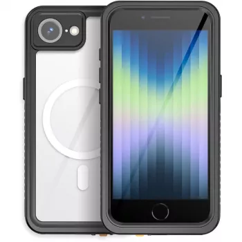 Capa 4smarts iPhone 17 Air 16,8 cm preta transparente