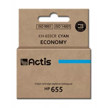 Tinteiro Actis KH-655CR (substituto HP 655 CZ110AE; standard; 12 ml; ciano)