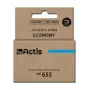 Tinteiro Actis KH-655CR (substituto HP 655 CZ110AE; standard; 12 ml; ciano)