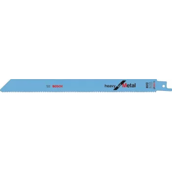 Bosch 2 608 657 408 Lâmina de serra de vaivém/serra de recortar/serra sabre aço de alto carbono (HCS) 5 unidades