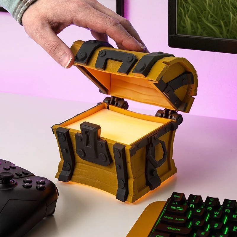 Candeeiro de mesa Paladone Fortnite Chest Light – candeeiro LED temático de novidade