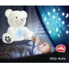 Brinquedo projetor de peluche Milly Mally urso 5656 com luz suave para o quarto das crianças