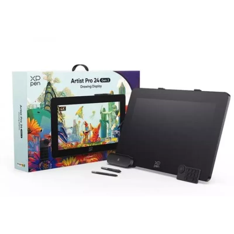 Ecrã de desenho XP-Pen Artist Pro 24 (Gen 2) 23,8 polegadas 3840×2160 165Hz 526×296 mm área ativa