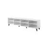 Móvel RTV FARO 200x42x52 branco mate + carvalho craft