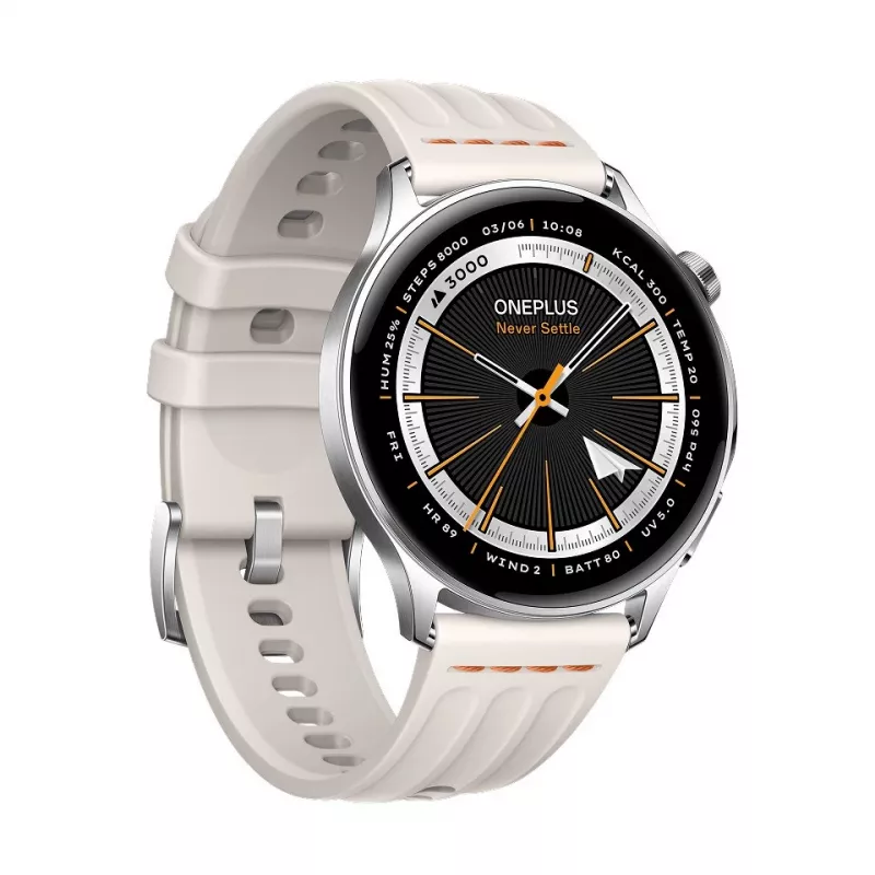 OnePlus Watch Lite – Smartwatch, prateado