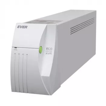 EVER ECO Pro 1000 AVR CDS - UPS - AC 230 V - 650 Watt - 1000 VA 5 Ah - USB - tomadas de saída: 2 - branco