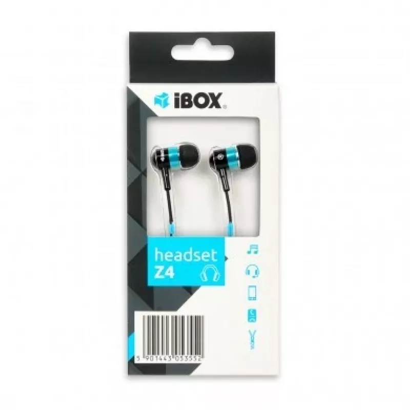 Auscultadores in-ear com design de fecho e microfone