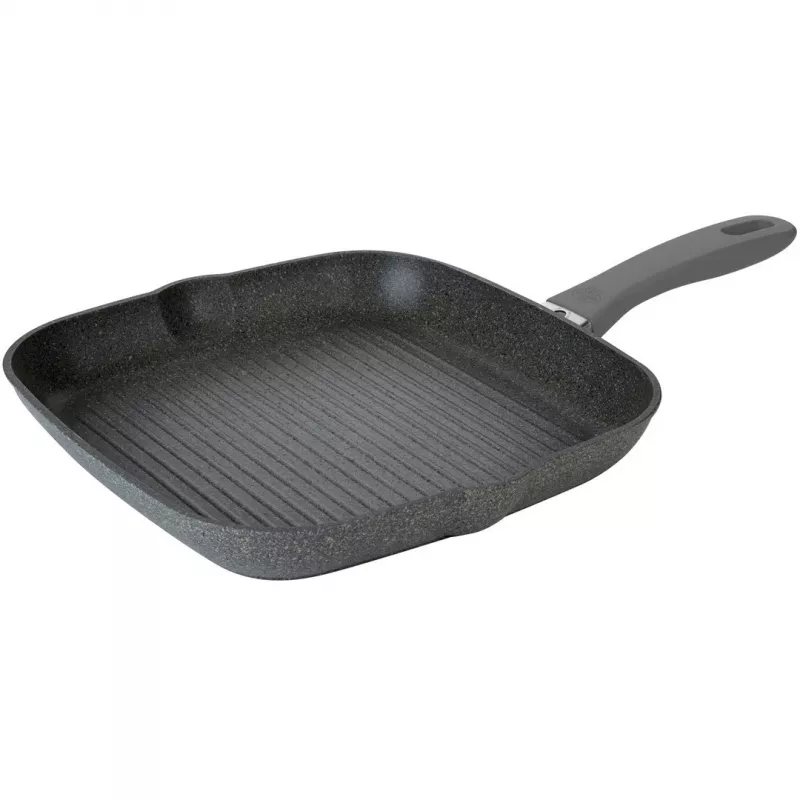 Frigideira de grelhar BALLARINI 75002-941-0 quadrada cinzenta 28 cm