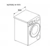 Máquina de lavar e secar Bosch WNA13401PL 8 kg / 5 kg 1400 rpm branco