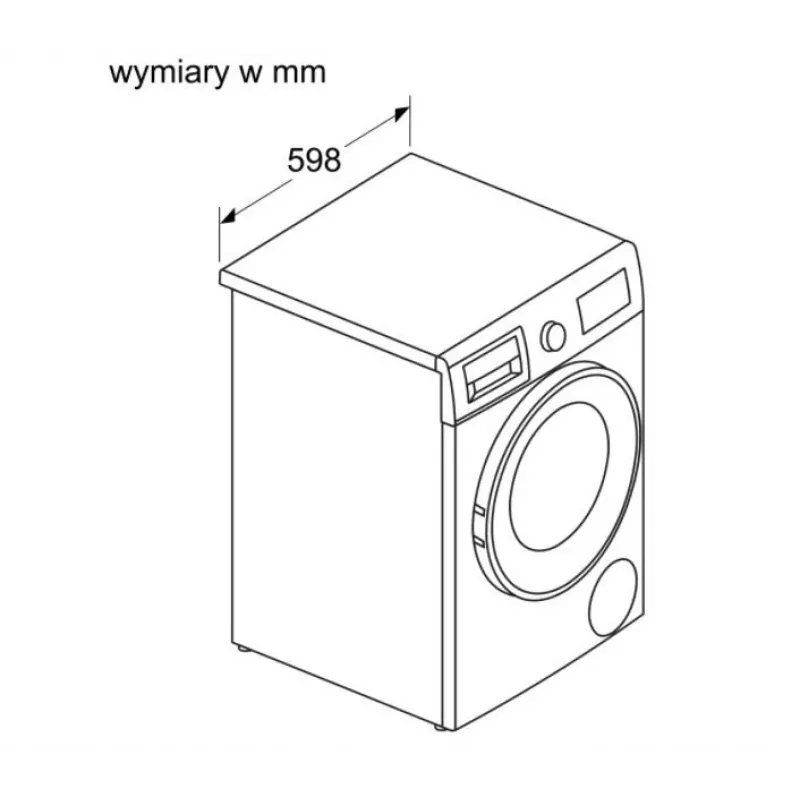 Máquina de lavar e secar Bosch WNA13401PL 8 kg / 5 kg 1400 rpm branco