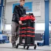 Plataforma com rodas para mala de sistema EINHELL E-Case, preto, capacidade de carga até 120 kg