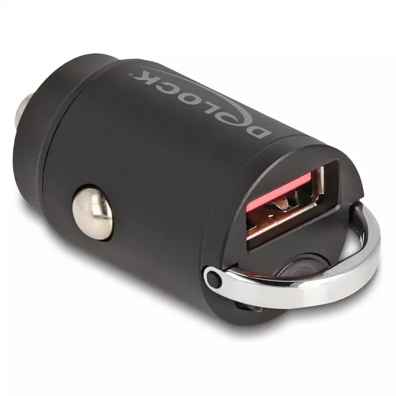 Carregador móvel DeLOCK 64277 universal preto isqueiro carregamento rápido automóvel