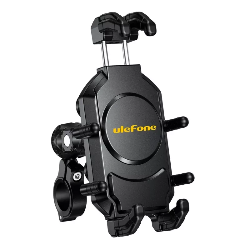 Suporte passivo UleFone Armor Mount Pro para telemóveis — suporte, para bicicleta e trotinete, preto