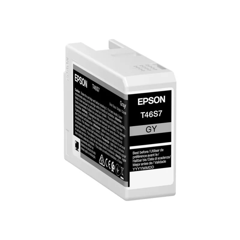 Cartucho de tinta Epson UltraChrome Pro 10 T46S7 cinzento original para impressoras Epson compatíveis