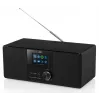 Rádio internet JVC RA-E981B — streaming Wi‑Fi e Bluetooth, DAB+, FM, 2x5W, 40 memórias de estações, USB, AUX, ecrã LCD