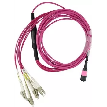 Cabo de patch MPO-4xLC multimodo OM4 BlueOptics HE67908QPH-KB015M 15 metros
