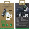 Carregador sem fios 4smarts Qi2 Aura Sound branco – carregamento sem fios rápido Qi2, altifalante integrado