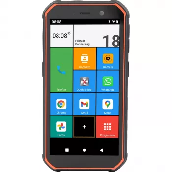 Smartphone Olympia TREK 5,5 polegadas 3 GB 32 GB preto laranja