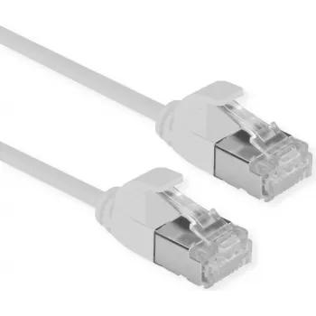 Cabo Patch ROLINE U/FTP DataCenter Cat.6A (Classe EA), LSOH, fino, cinzento, 0,5 m (21.15.3302)
