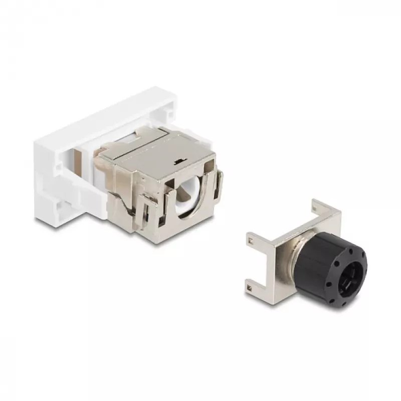 Módulo RJ45 DELOCK 90906 Cat.6A 180° sem ferramentas