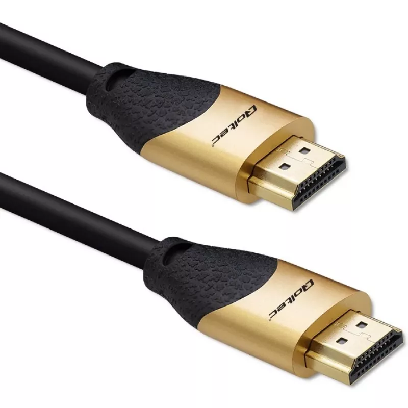 Cabo HDMI v2.1 Qoltec 50355 Ultra High Speed 8K | 60Hz | 28AWG | GOLD | 2m
