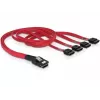 Delock - Cabo SATA / SAS - 4-Lane - SATA (fêmea) para 36 PIN 4iMini MultiLane (macho) - 50 cm (83057)