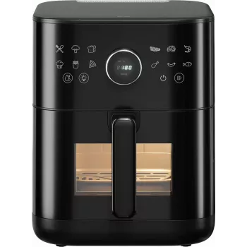 Fritadeira de ar quente ZWILLING 6 l, preto – capacidade de 6 litros, fritadeira elétrica de ar quente para bancada