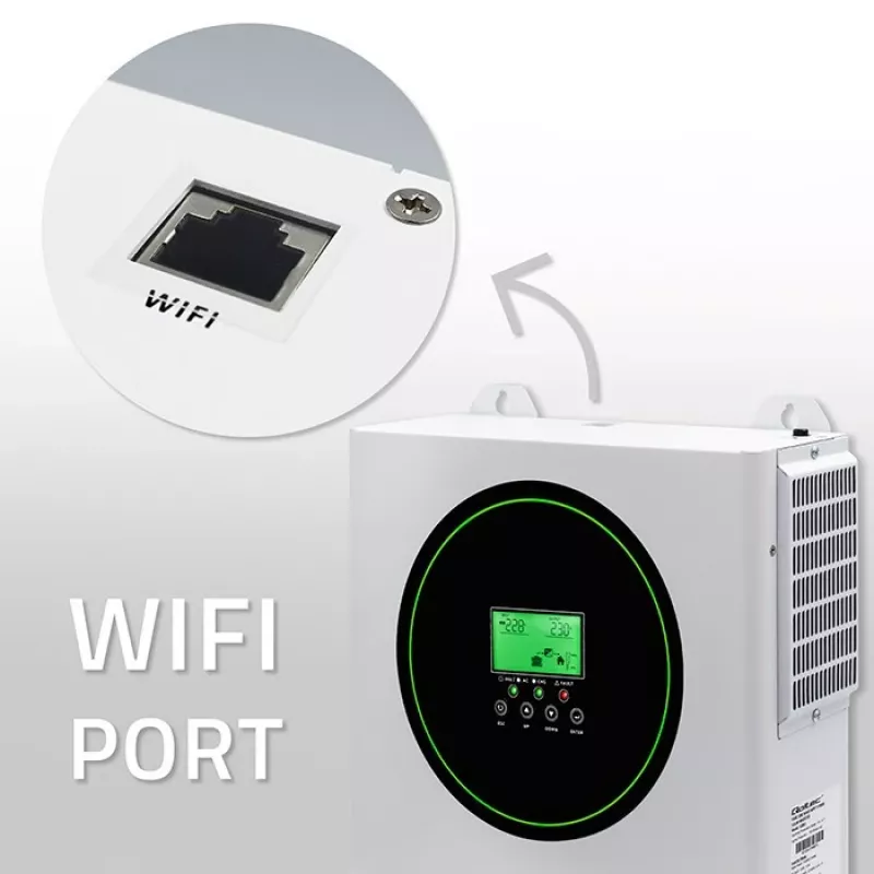Inversor solar híbrido Qoltec Off-Grid 1500W