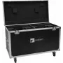 Flightcase Roadinger para 2× DMH-640 com rodas – mala de transporte protetora