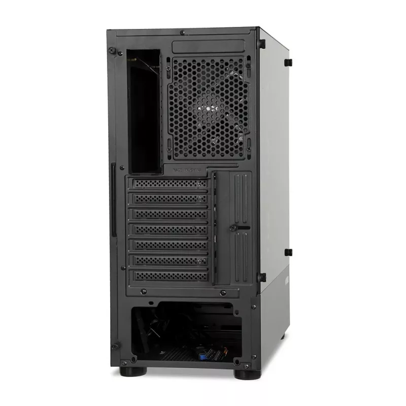 Caixa de PC IBOX LUPUS 27 Midi Tower ATX, vidro temperado, RGB, 455×200×380 mm, suporta ATX, GPU até 32 cm