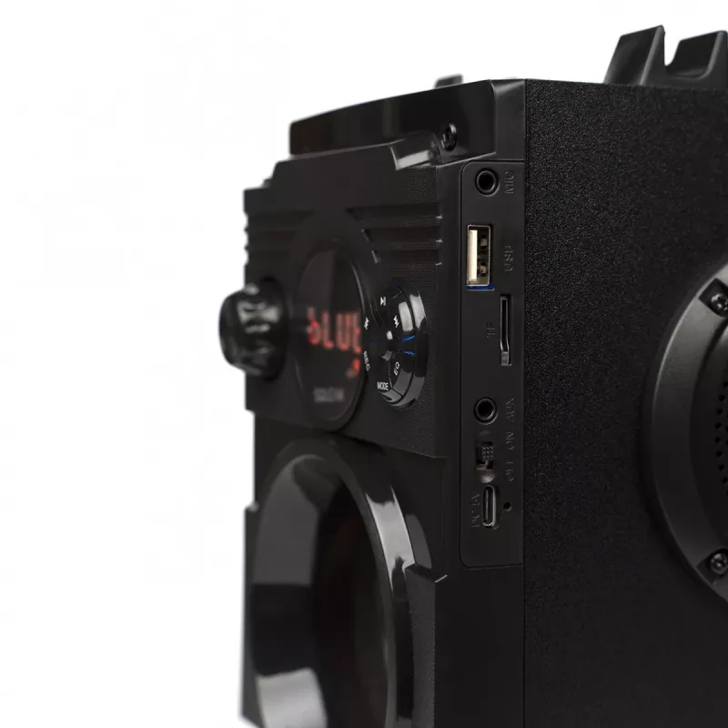 Altifalante Bluetooth 5.1 Squeak Bassblaster, rádio FM, leitor MP3 SQ1001