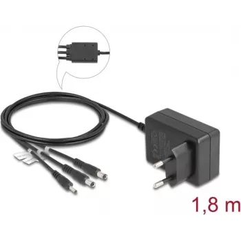 DeLOCK 41466 fonte de alimentação externa 5V 2A 10W, DC 3,5x1,35/5,5x2,1/5,5x2,5 mm
