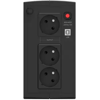 PowerWalker 10121071 fonte de alimentação ininterrupta (UPS) line-interactive 1 kVA 600 W 3 saídas AC