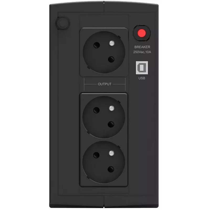 PowerWalker 10121071 fonte de alimentação ininterrupta (UPS) line-interactive 1 kVA 600 W 3 saídas AC