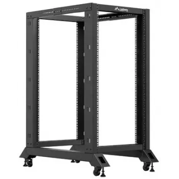 Rack aberto Lanberg 22U Preto (22HE, rack de 19 polegadas), rack para servidores, Preto